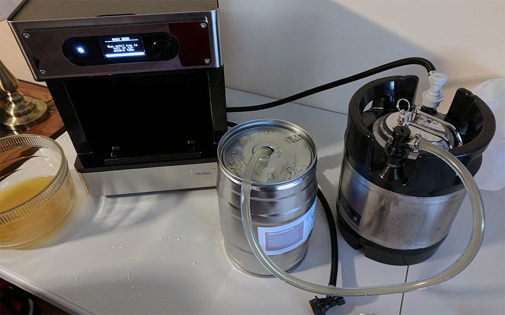 auto brewing system in an apartment