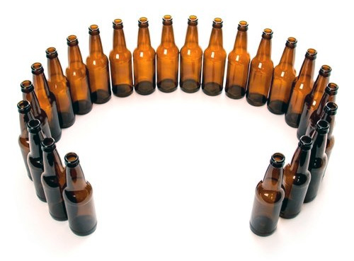 Plain bottles for brewing