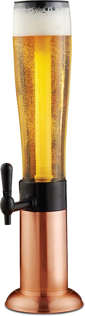 3.5L Beer Tower Dispenser With 3 Taps And Freeze Tube